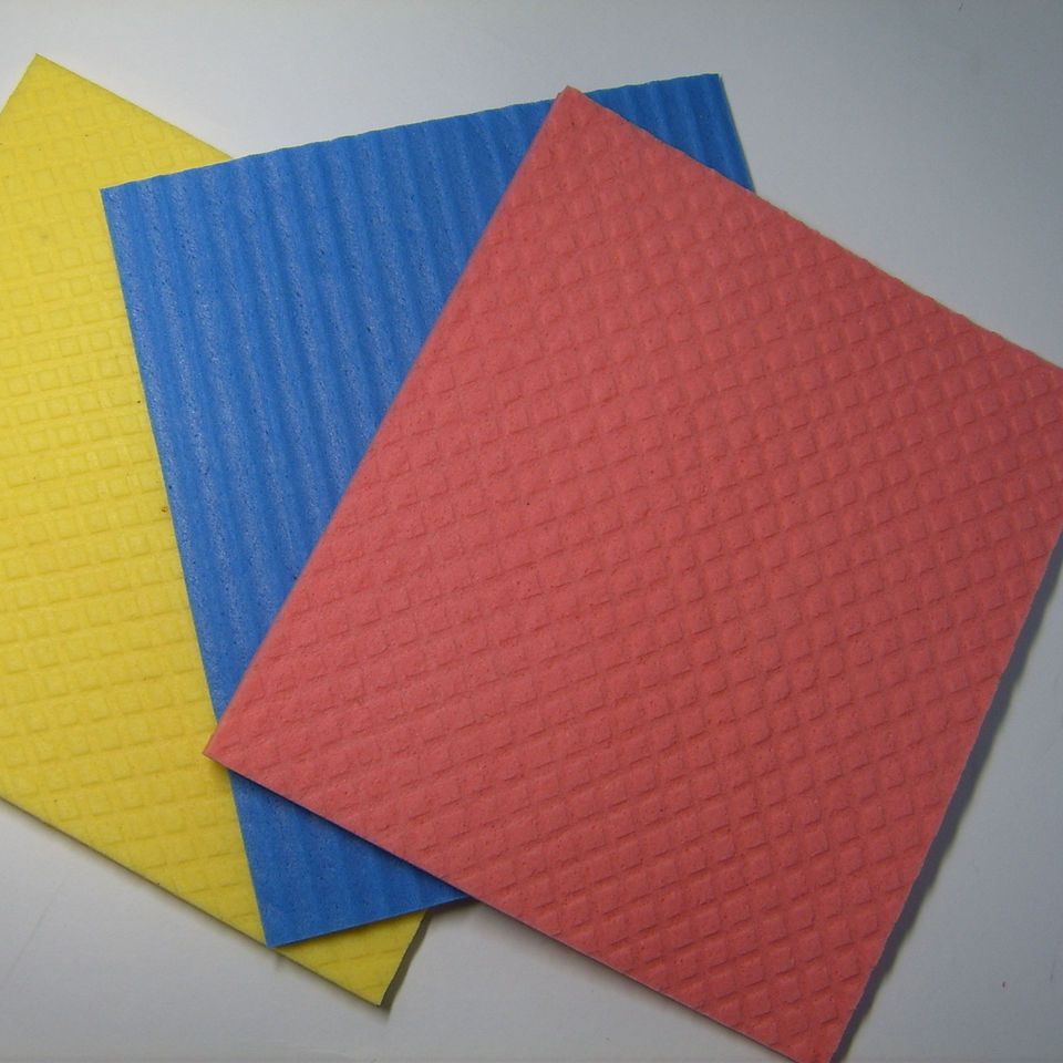 Custom Print Eco Friendly Kitchen Cleaning Cellulose Sponge Cloth