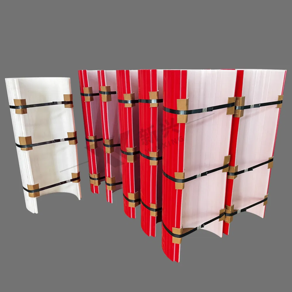 Plastic Screw Conveyor Liner UHMWPE Shaftless Trough Liner