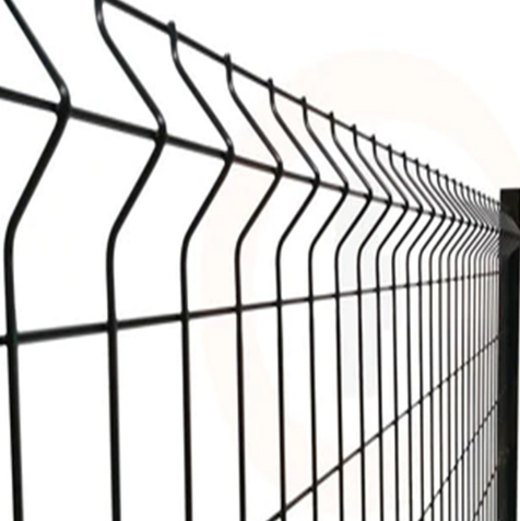 3D Curved Security Welded Bending Wire Mesh Fence Decorative Galvanized with PVC Coated Panel for Garden