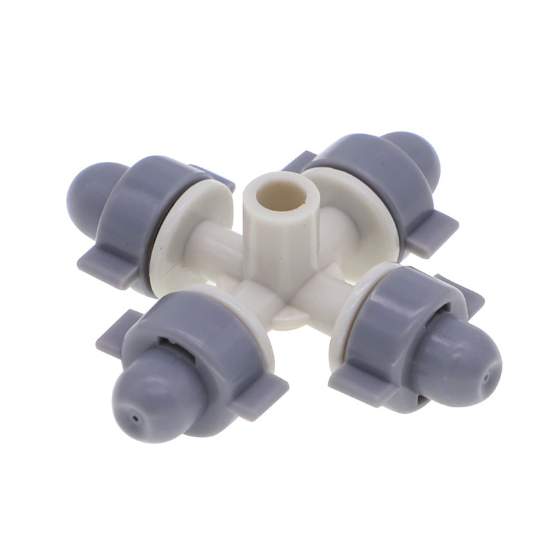 Adjustable Cross Atomizing Micro-Sprinkler Agricultural Greenhouse Cooling Sprinkler Dust Removal Sprinkler Garden Irrigation Automatic Drip Sprinkler