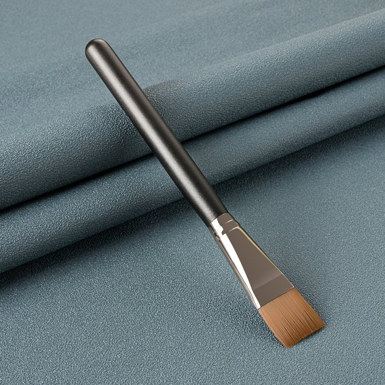 Makeup Brushes Single Black Brown Face Mask Brush Wholesale for Beauty Makeup Tools