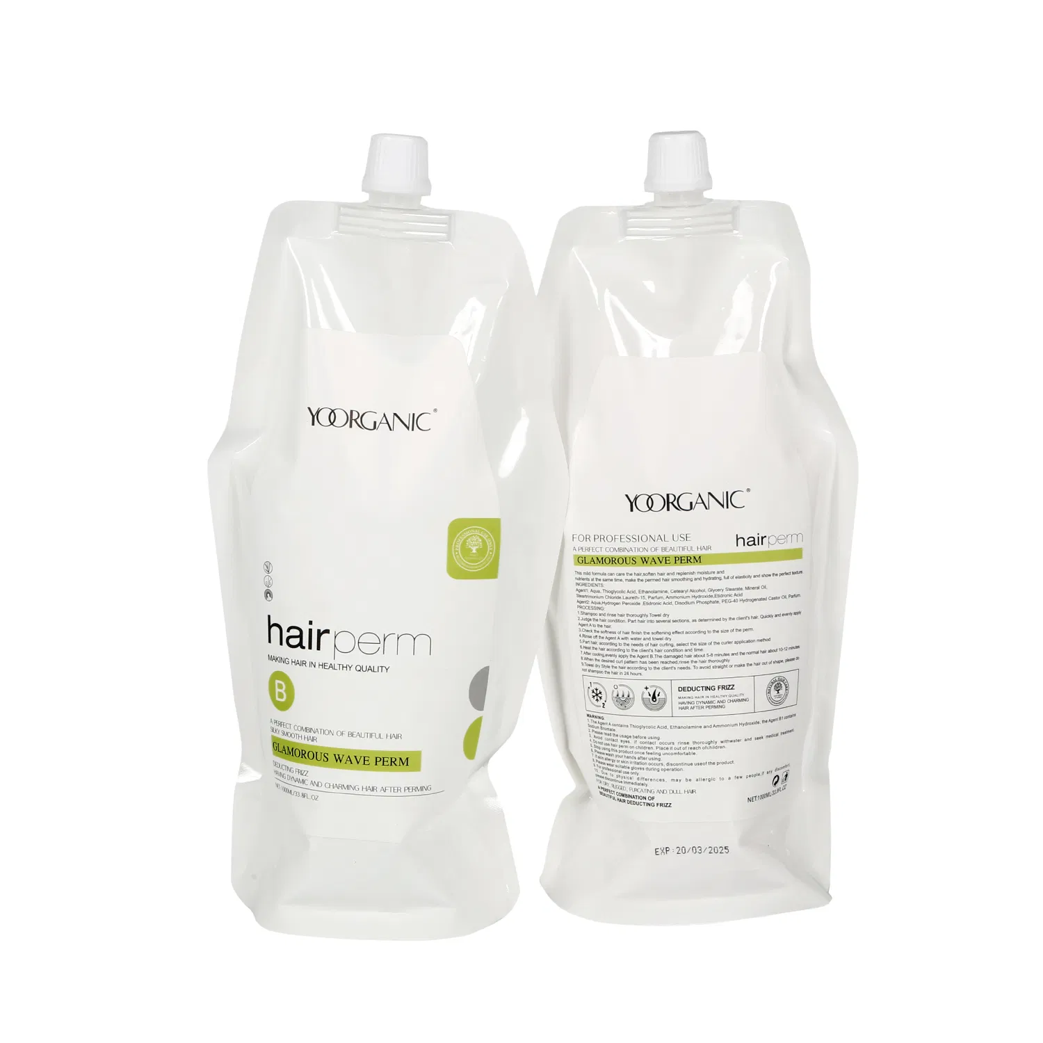 Salon Professional Long Lasting Perm Cream Organic Permanent Keratin Curling Wavy Hair Permanent