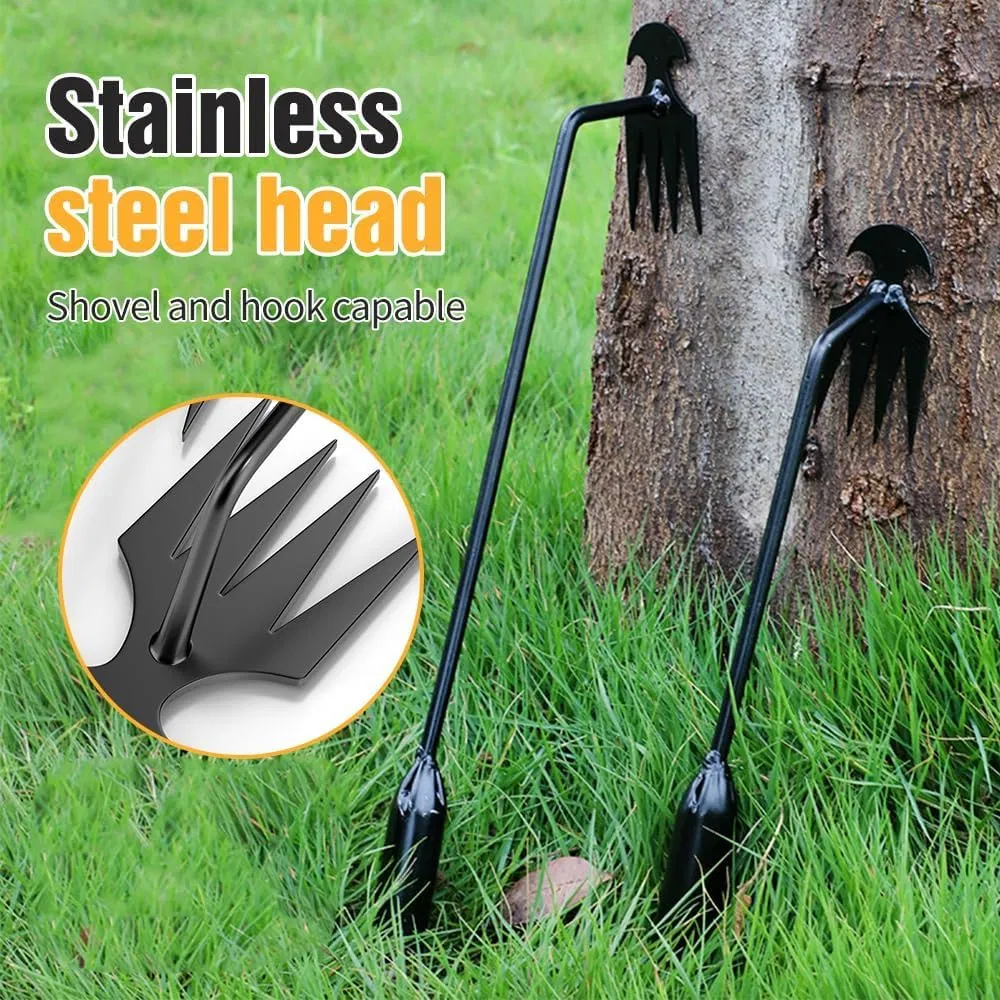 Ds-3422 High Quality 4 Teeth Weeder Garden Rooting Grassing Portable Weed Puller Tool Garden Weeding Tool - Amazon Hotsale Grass Hook Tools