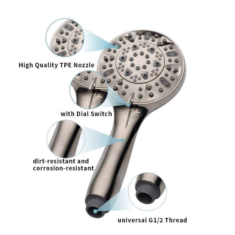 High Quality 6f8180-180-7h 4 Setting Diverter Shower Set Bathroom Accessories