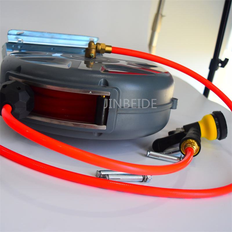 33FT Auto Wall Mounted Automatic 10m Retractable Water Garden Hose Pipe Reel