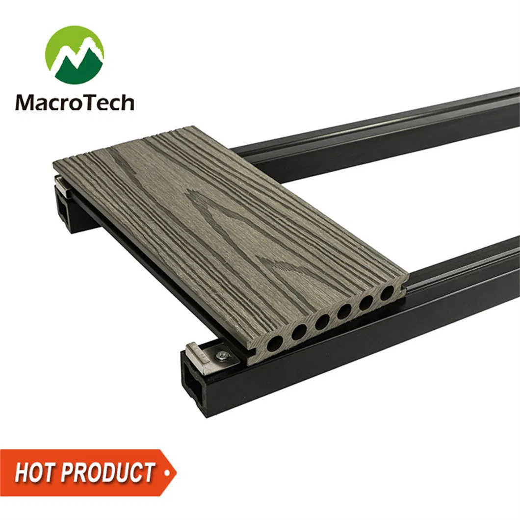 Factory Wholesale Outdoor WPC Wood Plastic Composite Decking Board with CE Flooring