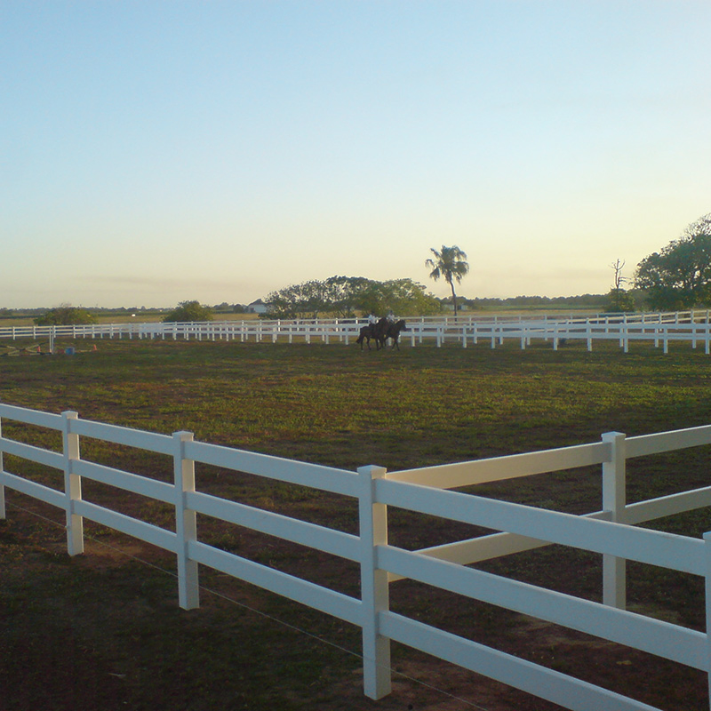 Vinyl Ranch Fence, PVC Post and Rail Horse Fence, Horse Fence