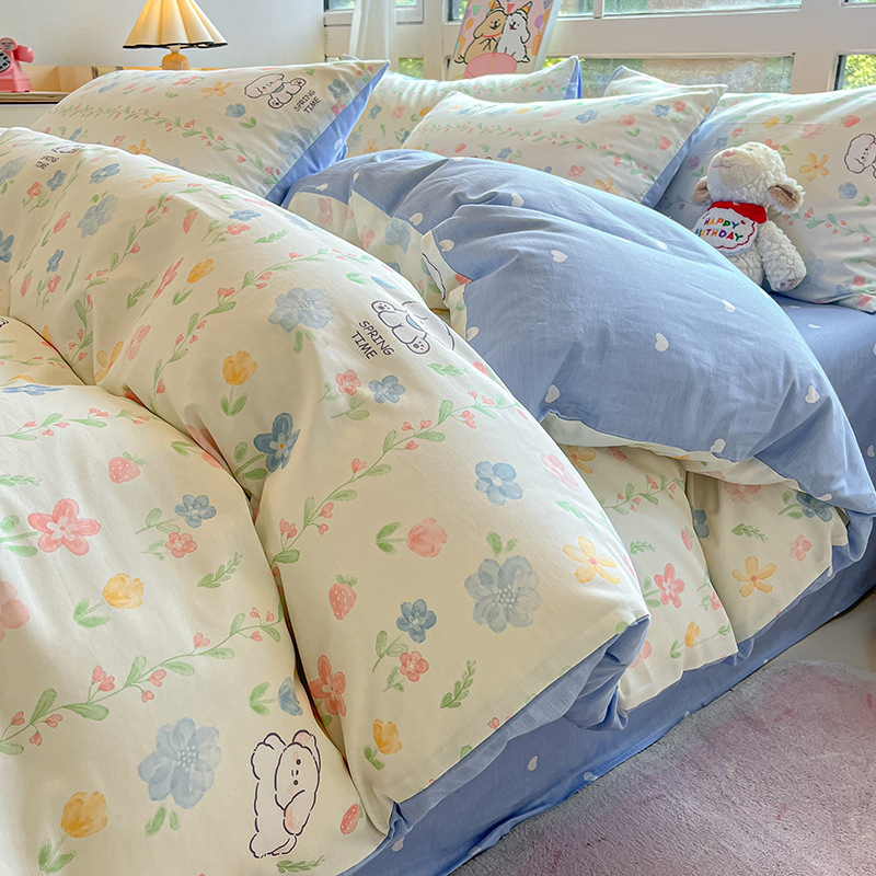 Wholesale High Quality Luxury Bed Sheets 100% Cotton Bedroom Hotel Bedding Sets