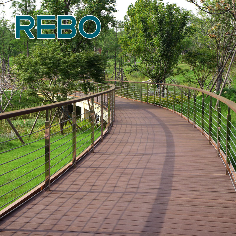 Fire Resistance Outdoor Moso Strand Woven Bamboo Decking Flooring