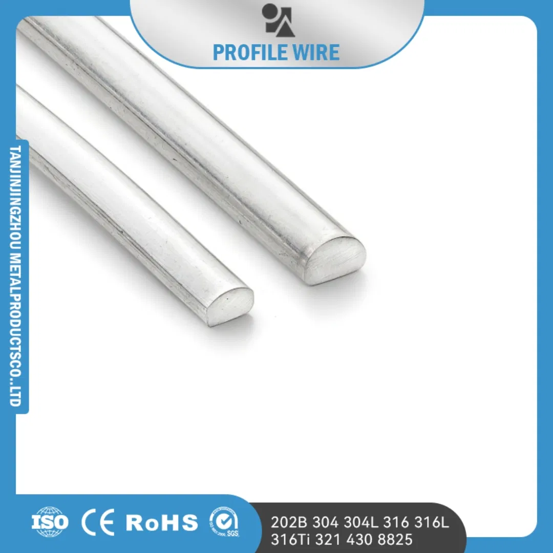 Нержавеющая проволока 316L полукруглая отожженная