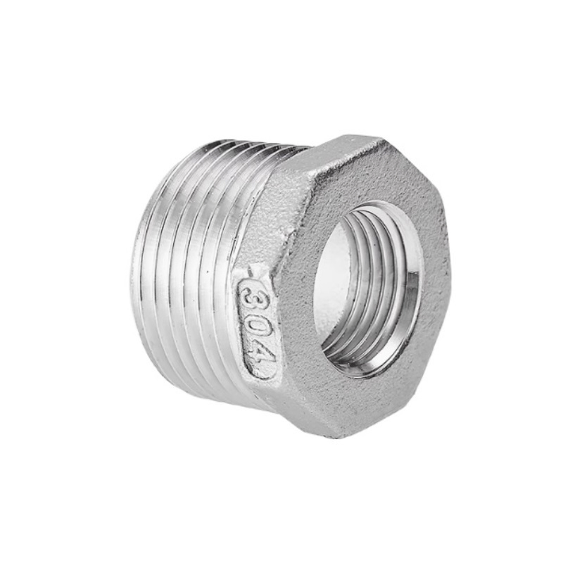 304 Stainless Steel Core Reducing Double Inner and Outer Wire Direct Variable Diameter Connector 1 Inch 4 Minutes 6 Minutes Core Thread Conversion