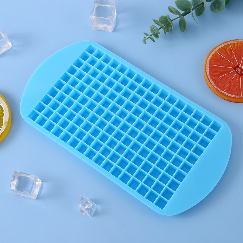 Food Grade Silicone 160 Cavities Whiskey Square Mini Ice Cube Tray Maker