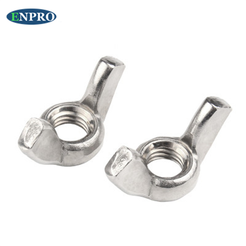 China Factory Direct Sale Carbon Steel Zinc Plated Ss Stainless Steel Butterfly Wing Nut
