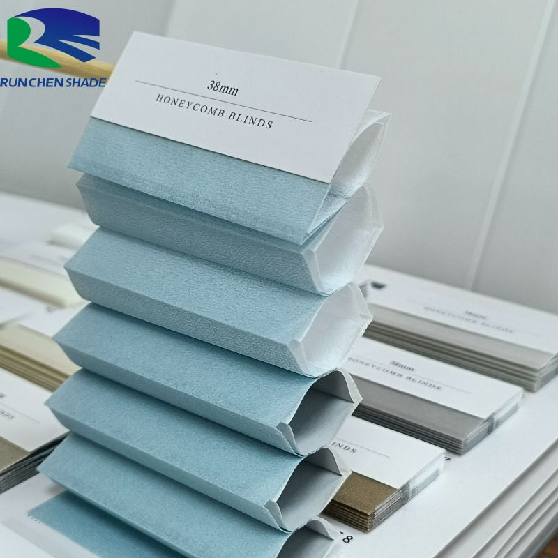 Diverse Selection of Honeycomb Curtain Fabrics in Multiple Sizes and Colors