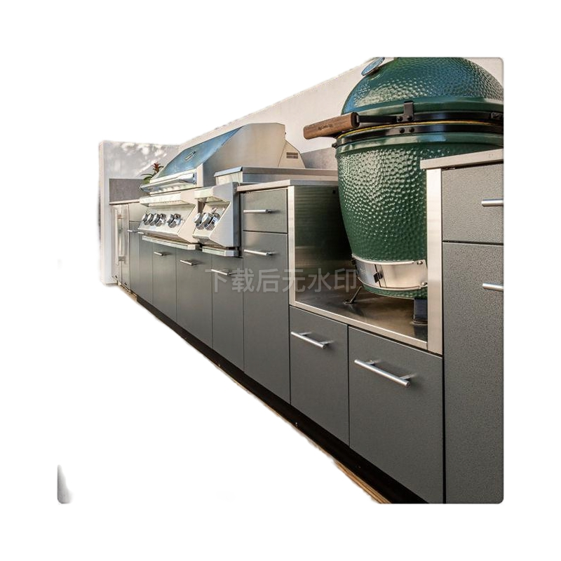 Outdoor BBQ Courtyard Party Cabinet Quartz Countertop High Temperature Resistant Integrated Home Appliances