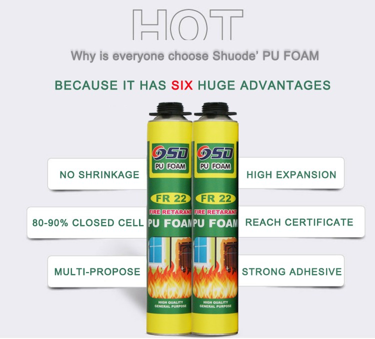 Factory Caulking Manufacturers Fireproof Pipe Sealant Polyurethane Foam