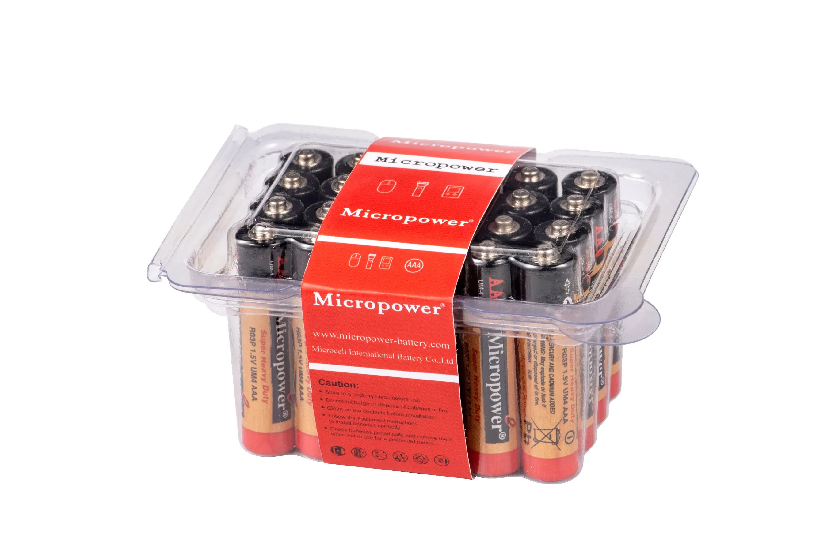 Батарейки AAA R03 1.5V Heavy Duty (упаковка)