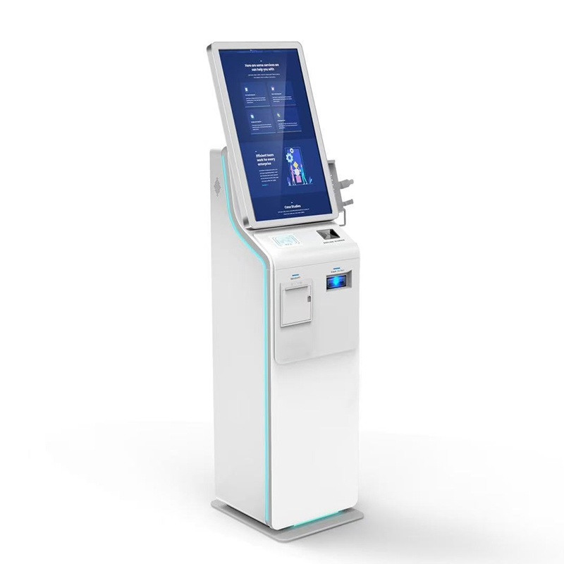 21.5 23.8 27 32 Inch Cash Acceptor Payment Kiosk Self Check in Kiosk Payment Cash Hotel Payment Kiosk Bill Collector