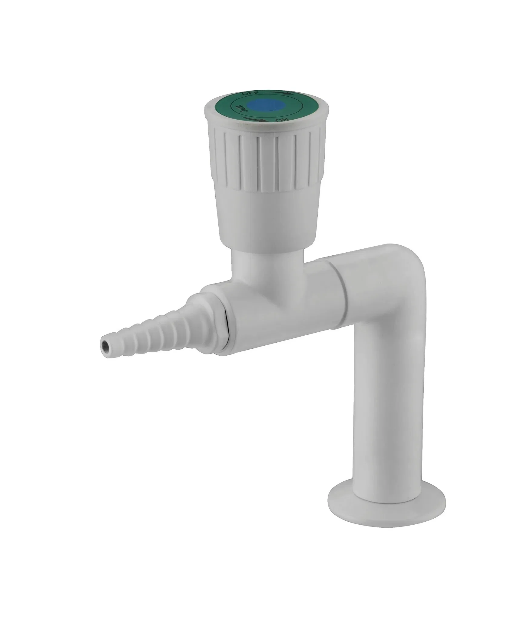 Laboratory Bench-Mounted 90 Degree 2-Way Water Faucet
