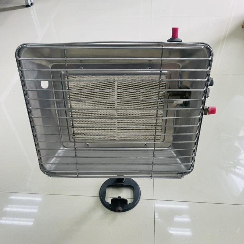 2 in 1 Heater Outdoor Cooker Heating Portable Gas Stove Ceramic Space Heater