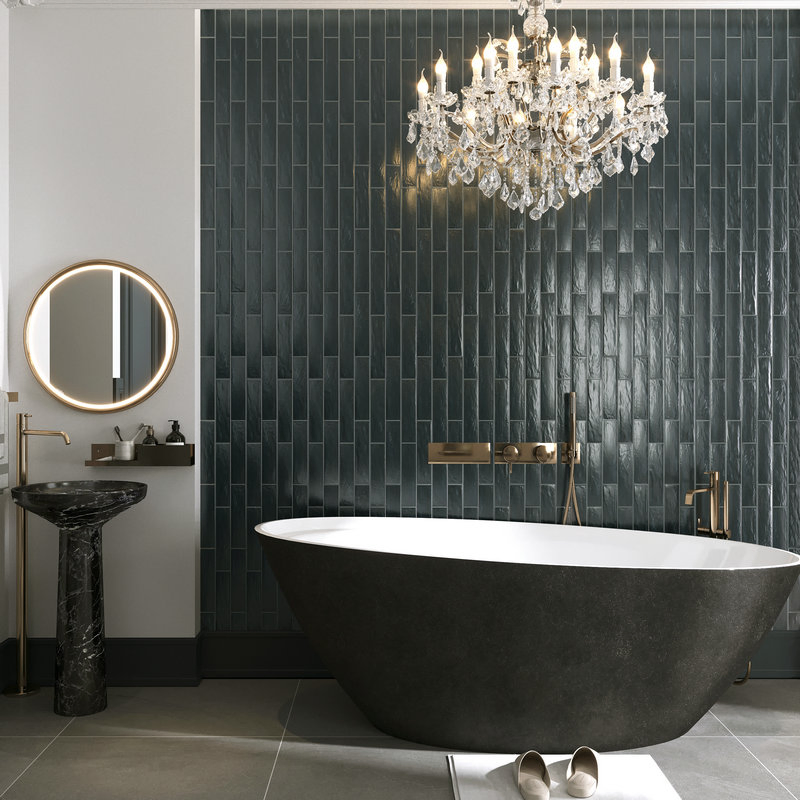 Элегантная плитка метро для кухни и ванной