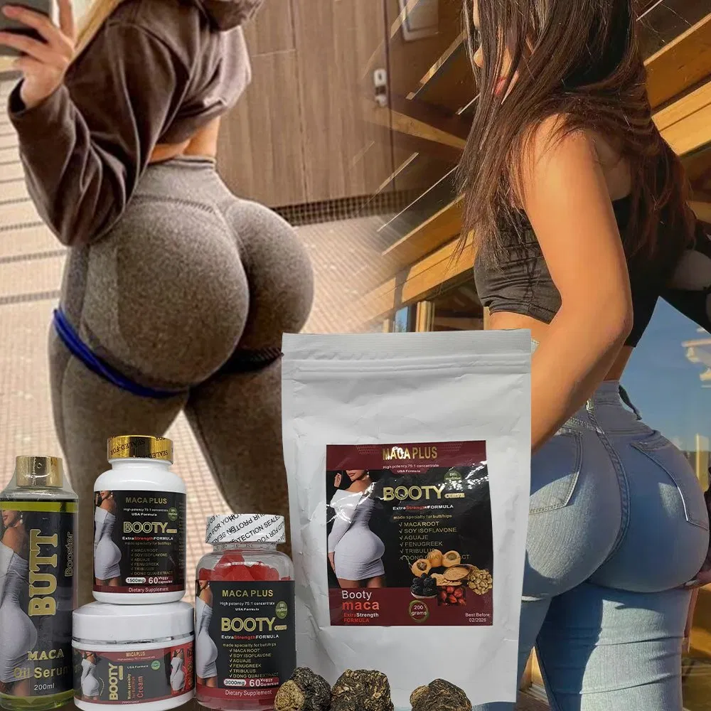 High Quality Butt Enlargement Sets Maca Root Lift HIPS up Firming Sex Curvy Butt Gummies Capsule Set Butt Enlarge Five-Piece Sets