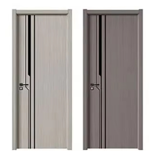 Luxurious Solid Wood Interior Door. Modern Soundproofing, Elegant Bedroom and Home Design