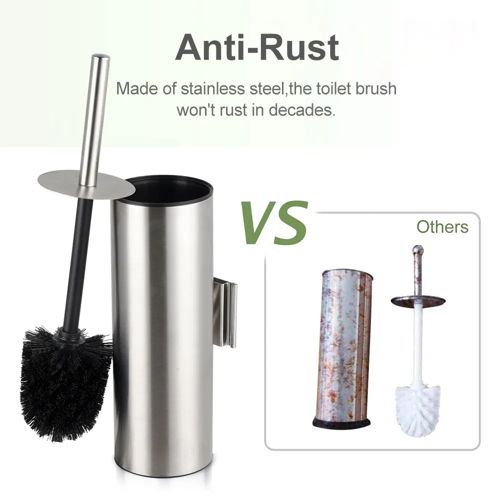 Настенный держатель для туалетного ершика из нержавеющей стали