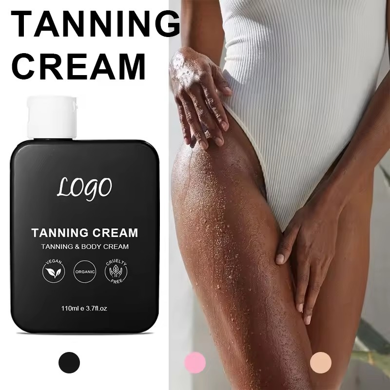Daily Face Sunless Tanner Moisturiser Infused with Self Fake Tan Face Moisturizing Tanning Cream