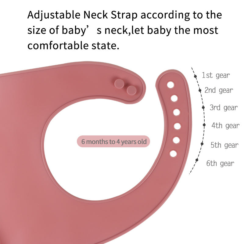 Price BPA Free Adjustable Waterproof Silicone Baby Feeding Bibs for Babies Feeding