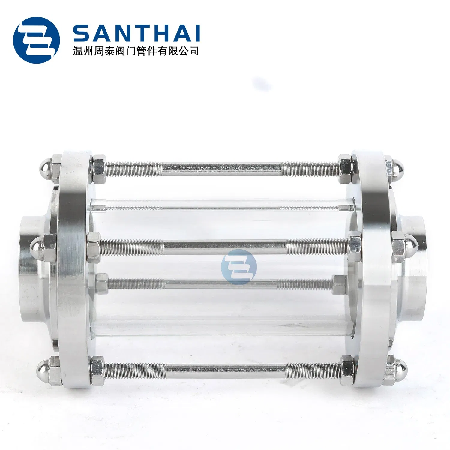 Food Grade Tank Accessory Sanitary Union Sight Glass with Lamp