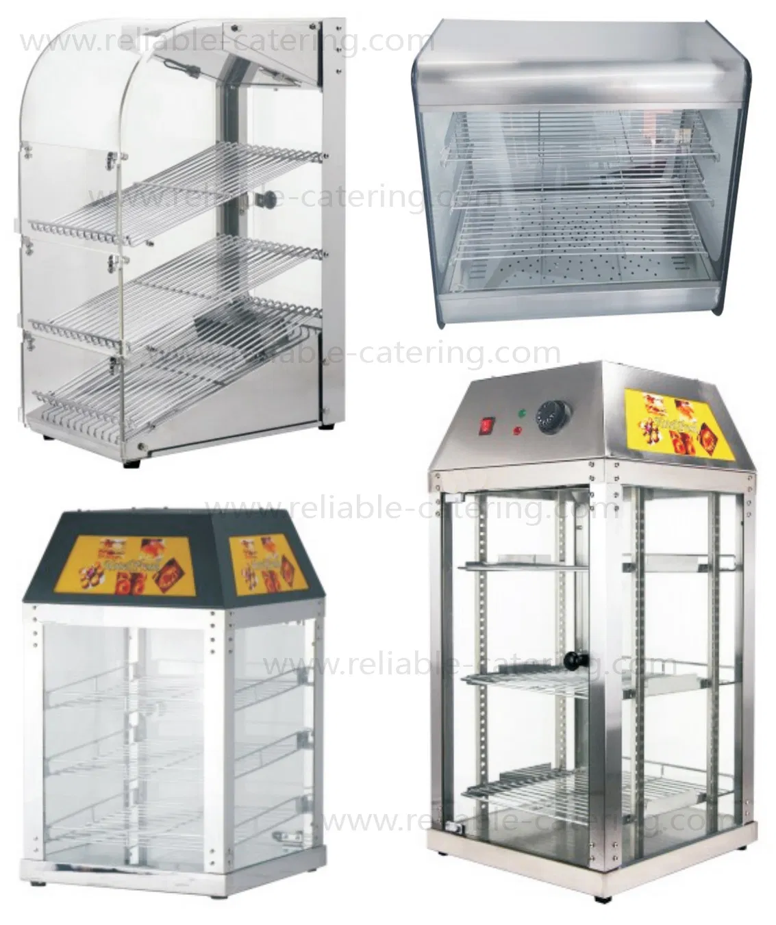 Premium Stainless Steel Food Warmer with Glass Viewing Window