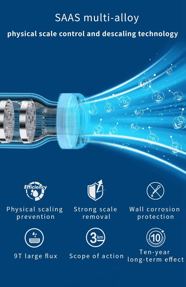 Water Descaler 4t/H Scale Inhibition 99% Percent Saas Technology Household Water Softener System