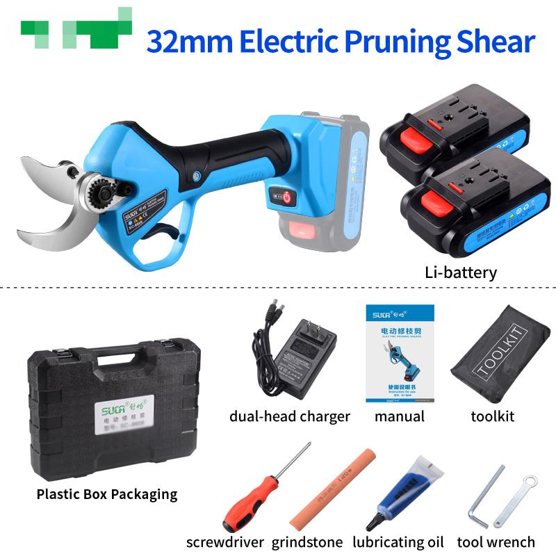 Best Electric Pruner Cordless Rechargeable Power Garden Pruning Shear Electric Scissors