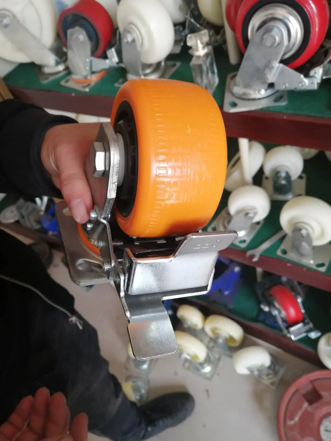 Heavy Duty PU Fixed Wheel From China Factory