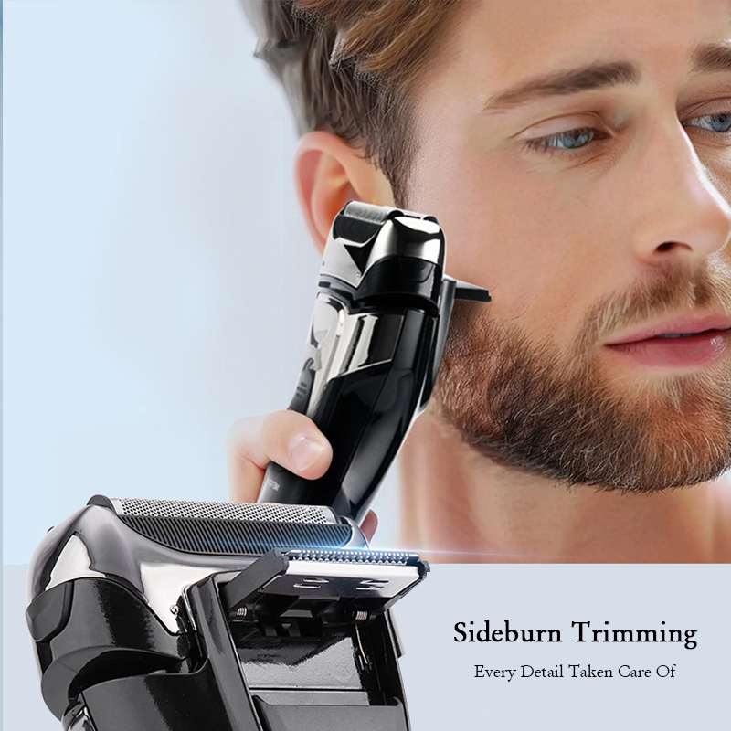 New Electric Shaver with LED Display Professional Reciprocating Multi-Functional Shaver