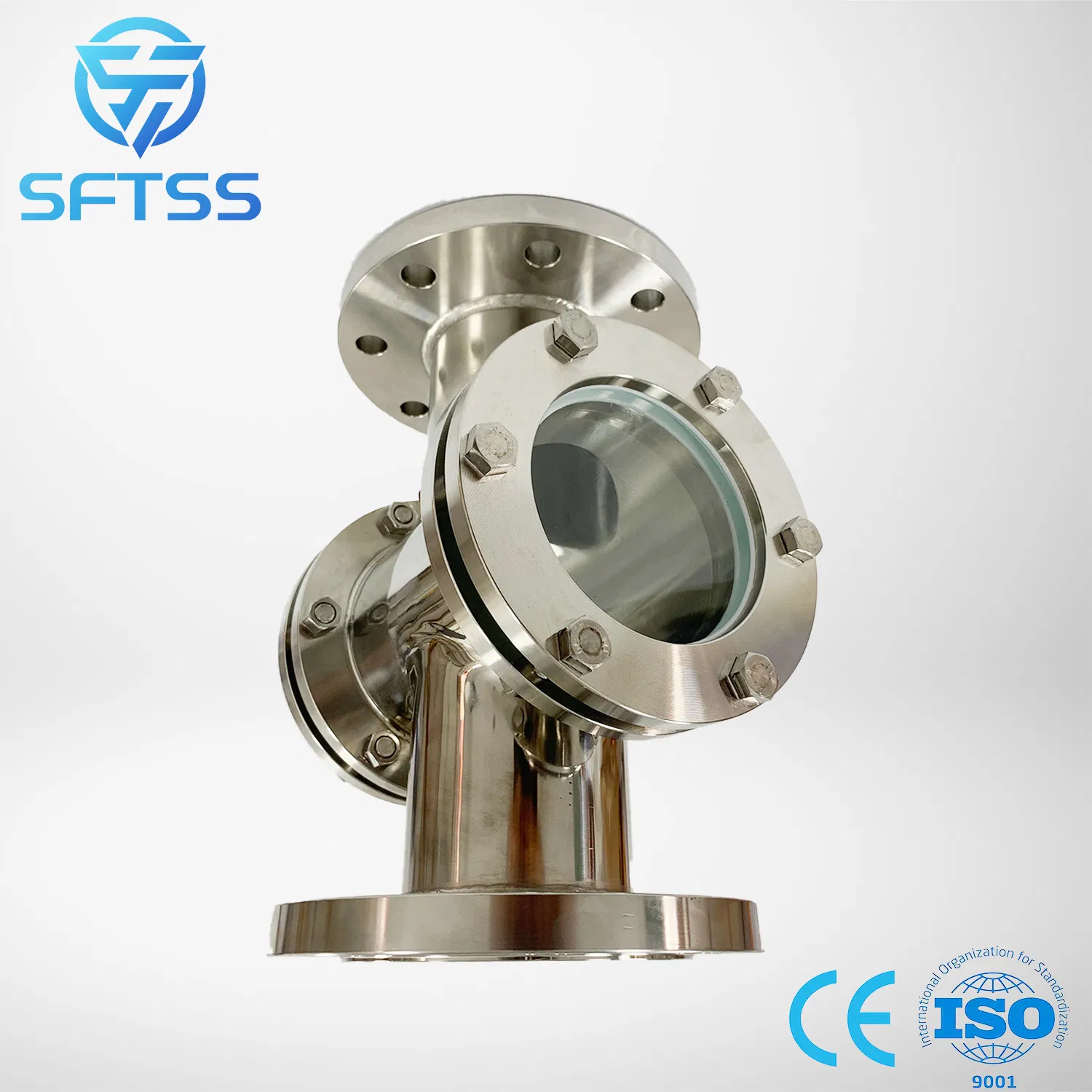 Superior Four-Way Sight Glass with Heavy-Duty Forged Steel for Longevity