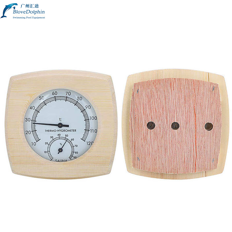 Wooden Sauna Hygrothermograph Thermometer Measurement Sauna Accessories