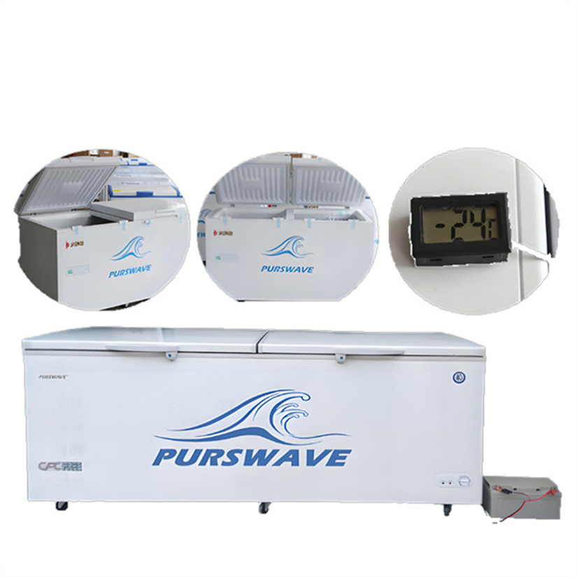 Deep Solar Powered Freezer for Office Use Keep Snacks and Drinks Ice Cold