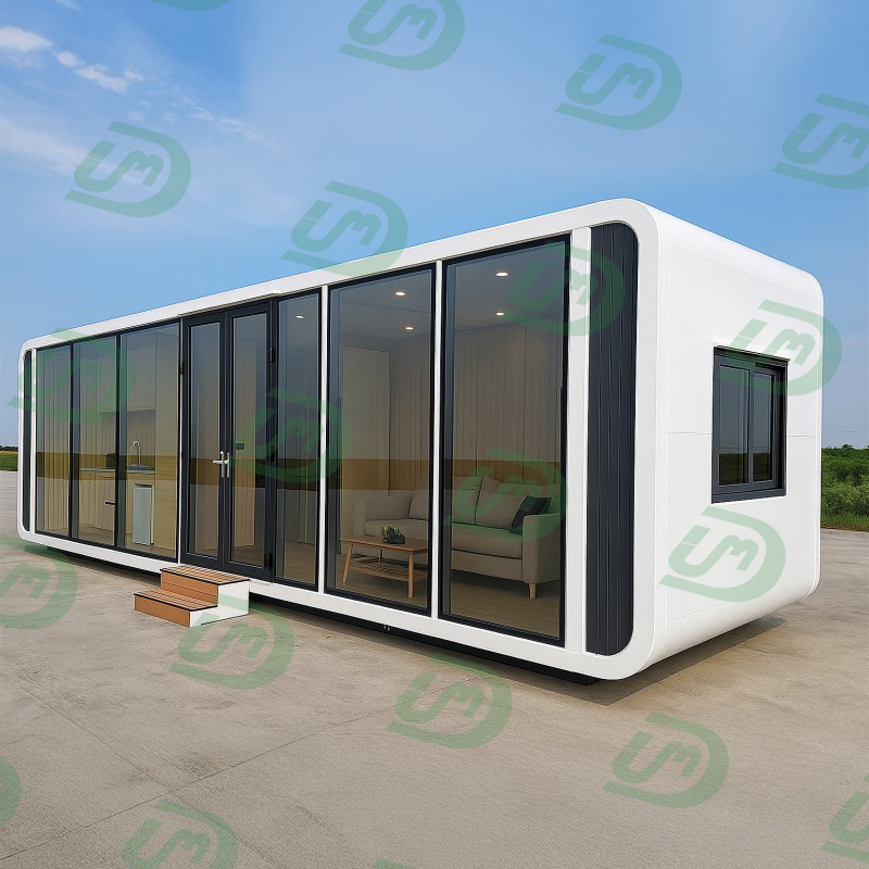 Smooth Appearance Modern Luxury Prefabricated Apple Cabin Sleeping Pod