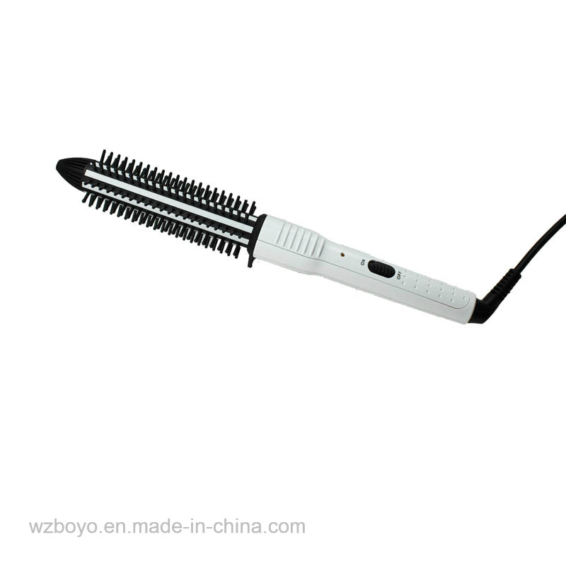 Fasionable Electric Heating Hair Straightener Portable Hair Curler Comb