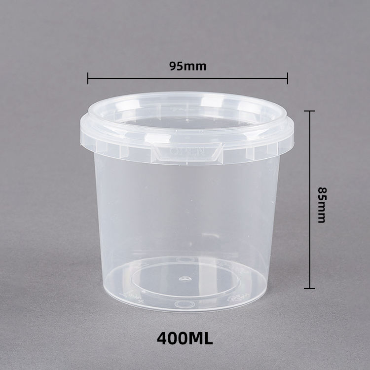 Microwave Disposable Deli Bowl Takeaway Hot Soup Restaurant Plastic Food Containers