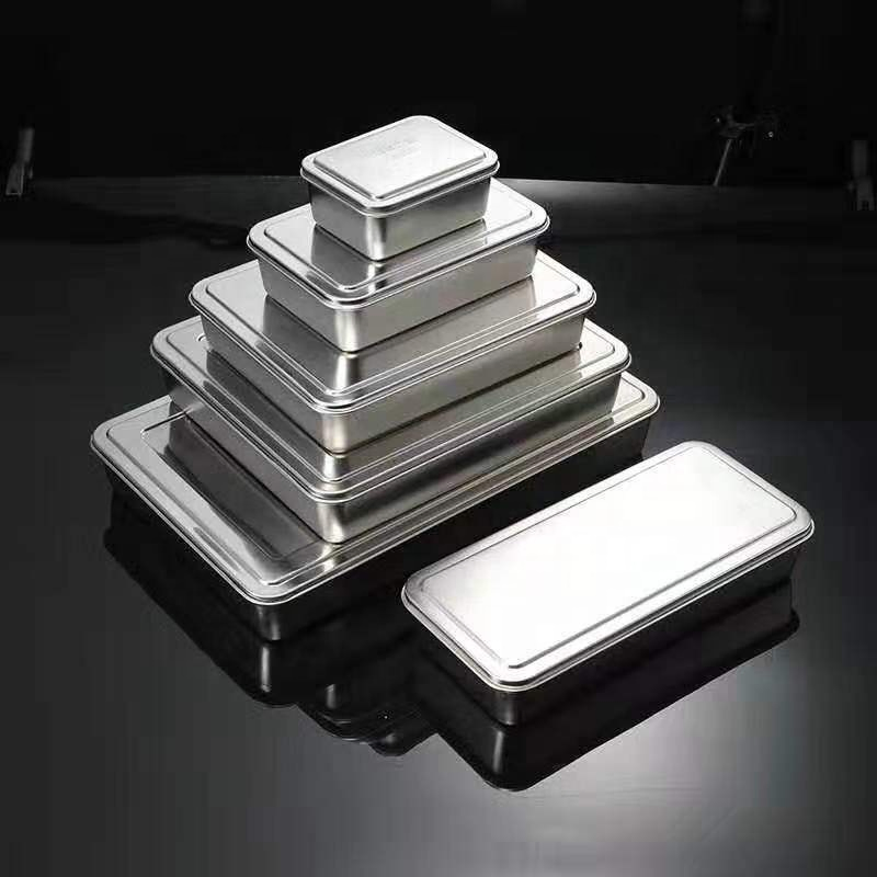 Stainless Steel 4 in 1 Tiffin Lunch Food Container for Picnic Take Away Condiment Box