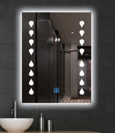 Hot Selling Eco Friendly Durable Large Semicircular Designer High Quality LED Mirror