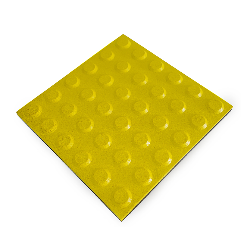 Factory Anti-Slip Wear-Resistant Tactile Floor Tiles for Blind Pathway Rubber Floor for Blind People Blind Tactile Rubber