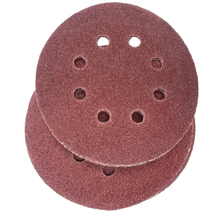 Шлифовальные диски 125 мм на липучке, зерно 120