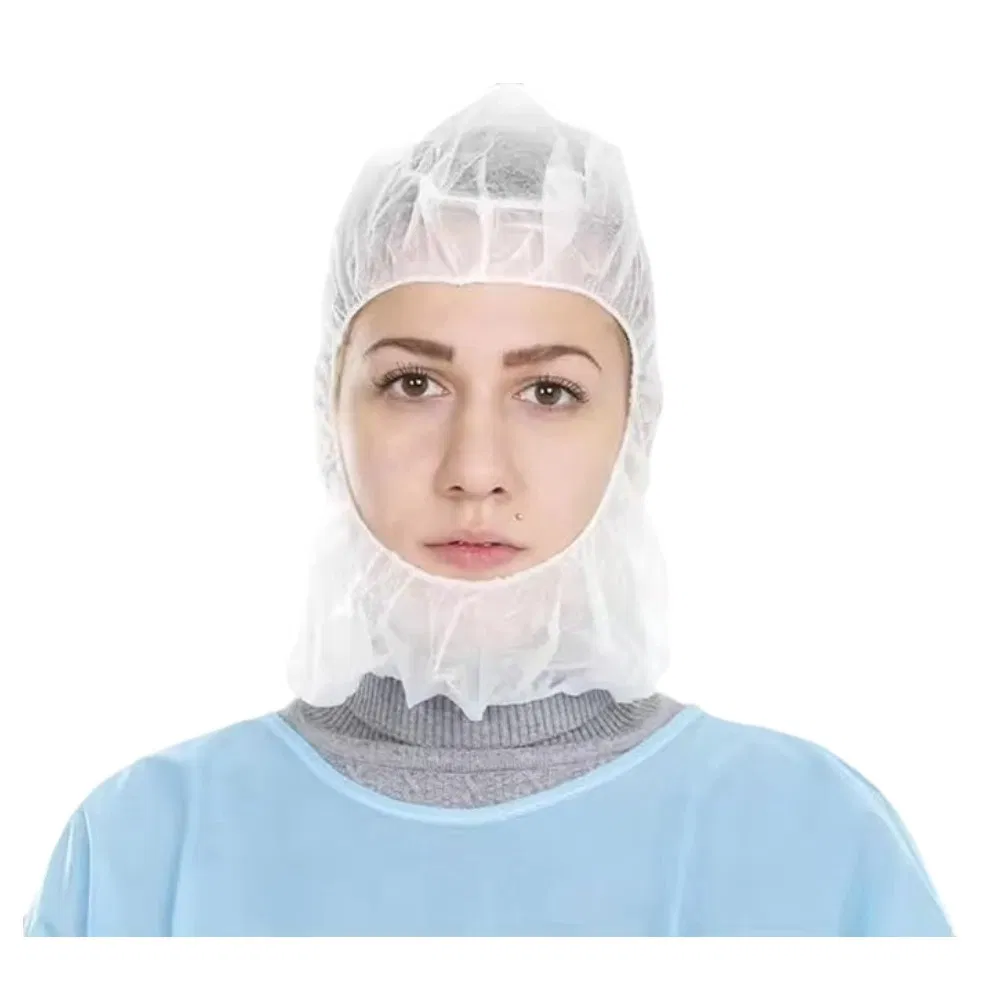 Non-Woven Polypropylene Disposable Balaclava Hairnets Caps for Food Processing Hygiene