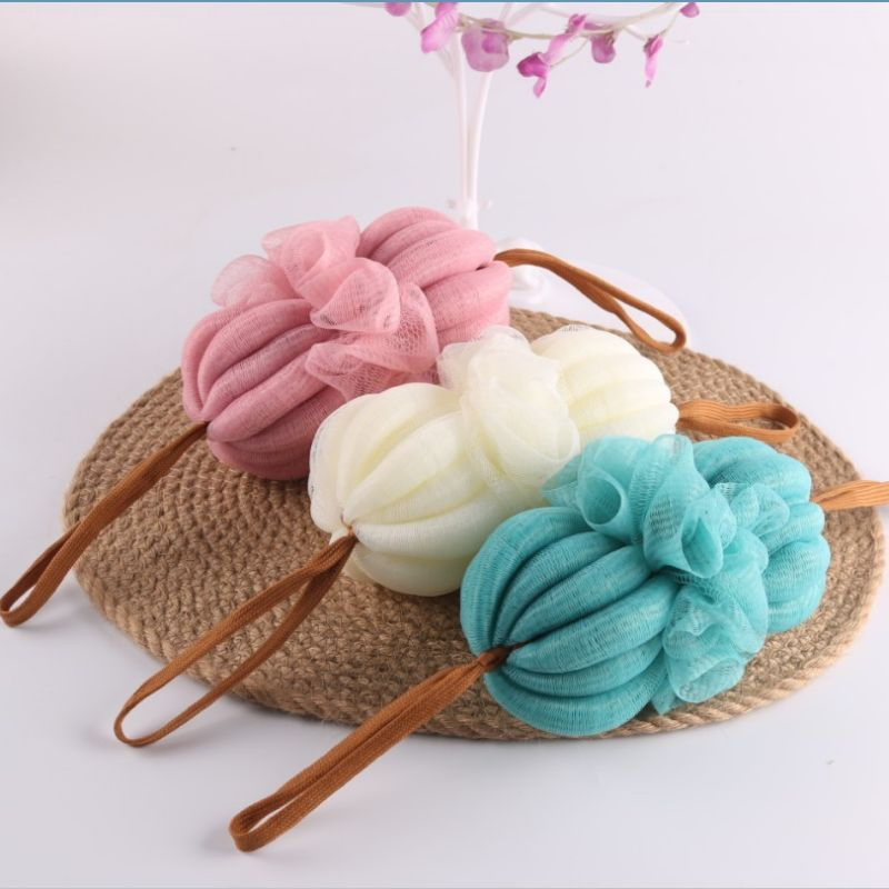 Long Loofah Sponge Shower Loofahs Bath Sponges Mesh Balls Scrubber