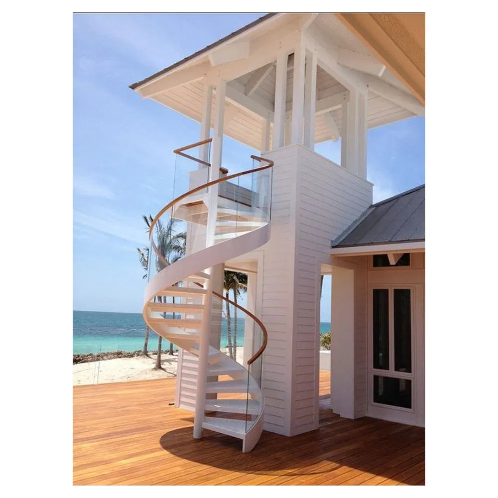 Orient Spiral Stair Heavy Duty Metal Frame Industrial Style Factory Warehouse Staircase