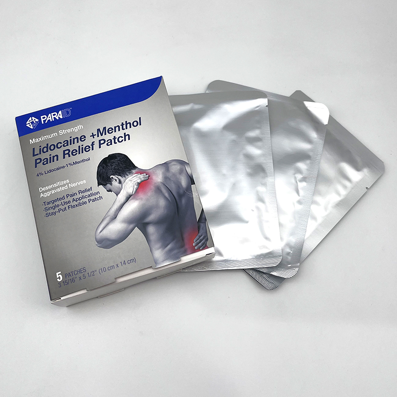 Factory Directly Supply Health Care Pain Relief Patch with Lidocaine and Menthol